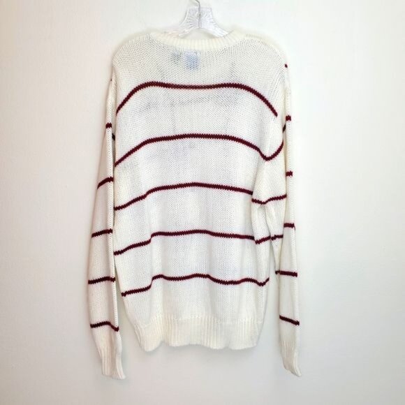 Vintage Gitano Men's knit sweater grid print - Picture 9 of 10